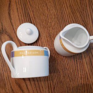 Cream and Sugar Set. Vintage Mary Kay Cosmetics set.